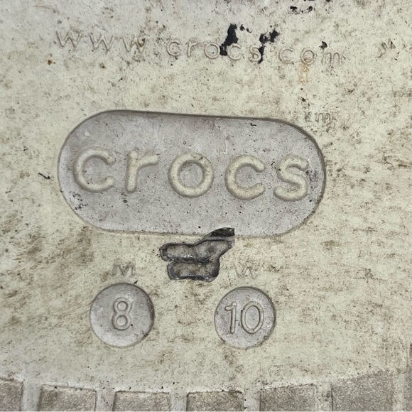 CROCS | Rainbow Wedge Platform Slip On Clog Size W10 M8 - Picture 4 of 10